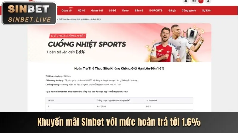 Giao diện cá cược thể thao trên ứng dụng Stone27